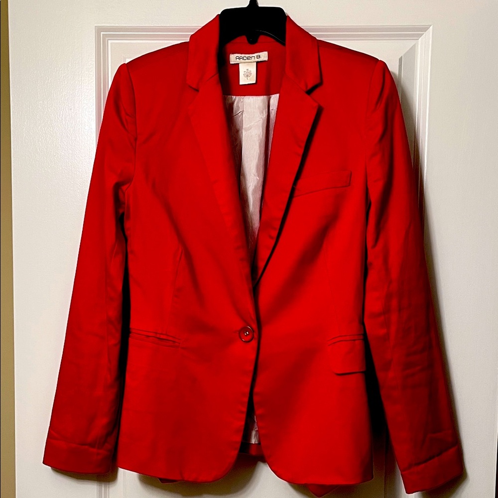 Arden B Red Women's Blazer